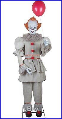 Pre-Order GEMMY 6 FT ANIMATED PENNYWISE THE CLOWN Halloween Prop FREE GIFT