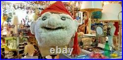 Quebec Carnival Snowman Antique Large Head Costume, Museum Piece