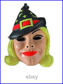 RAREVintage 1965 Ben Cooper Bewitched Halloween Mask Not Faded