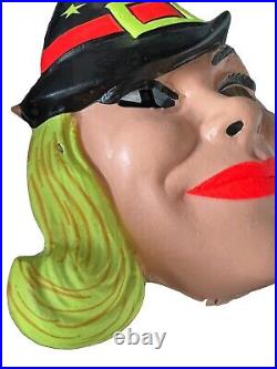 RAREVintage 1965 Ben Cooper Bewitched Halloween Mask Not Faded