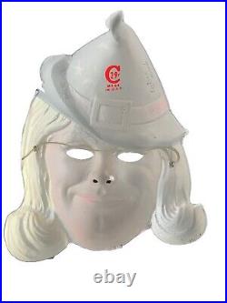 RAREVintage 1965 Ben Cooper Bewitched Halloween Mask Not Faded