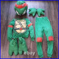 RARE 1988 TMNT Full Body Suit Vintage Halloween Costume Authentic USA Wormser