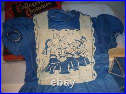 RARE Alice in Wonderland 1950s Collegeville Costumes no. 740 large original bx