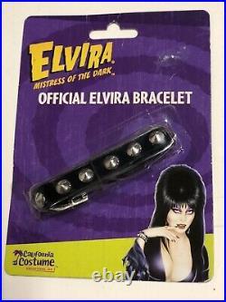 RARE Elvira Mistress of the Dark Imagineering Costume Mask Lot Halloween Vtg Old