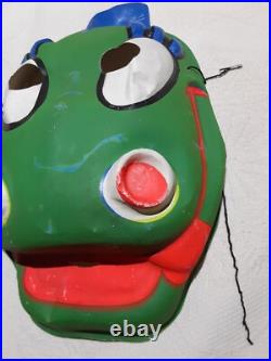 RARE HTF 1950 Beany & Cecil Mask Costume w Box Bob Clampett Halloween Ben Cooper