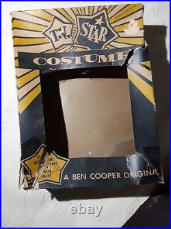 RARE HTF 1950 Beany & Cecil Mask Costume w Box Bob Clampett Halloween Ben Cooper