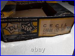 RARE HTF 1950 Beany & Cecil Mask Costume w Box Bob Clampett Halloween Ben Cooper
