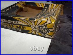 RARE HTF 1950 Beany & Cecil Mask Costume w Box Bob Clampett Halloween Ben Cooper