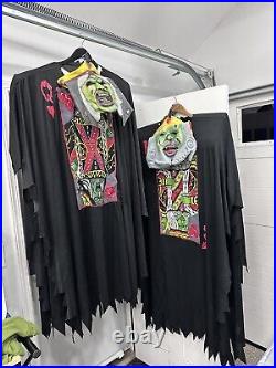 RARE Horror Cards Zombie King & Queen of Hearts Latex Mask & Costume Rubies