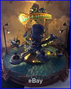 RARE LEMAX SPOOKY TOWN HALLOWEEN OCTO SQUEEZE CARNIVAL RIDE Oct-o-squeeze MIB