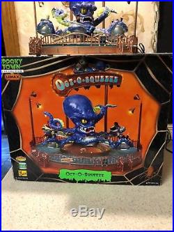 RARE LEMAX SPOOKY TOWN HALLOWEEN OCTO SQUEEZE CARNIVAL RIDE Oct-o-squeeze MIB