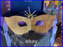 RARE Swavorski Masquerade Crystal Mask with Box