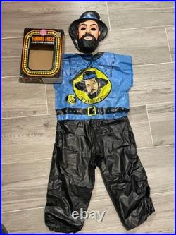 RARE VINTAGE BEN COOPER FAMOUS FACES HALLOWEEN COSTUME & MASK Father Murphy