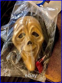 RARE VINTAGE Bleeding Ghostface Wassup Whass-up! Spoof Mask Adult Costume NEW