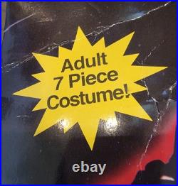 RARE VTG Fun World Scream Bleeding Ghostface Wassup Spoof Mask Adult Costume