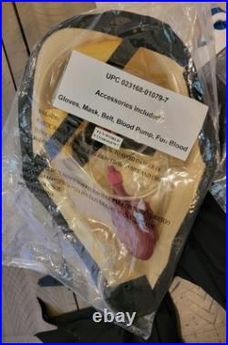 RARE VTG Fun World Scream Bleeding Ghostface Wassup Spoof Mask Adult Costume