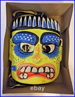 RARE Very Early 1960s Ben Cooper Glitter Glo Monstro the Monster Costume withbox