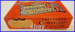 RARE Vintage 1950s Collegeville Witch Costume #12, withMask, withBox, Large 12-14