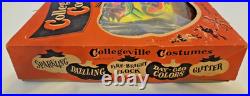 RARE Vintage 1950s Collegeville Witch Costume #12, withMask, withBox, Large 12-14