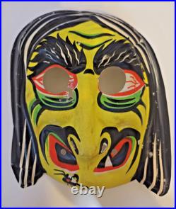 RARE Vintage 1950s Collegeville Witch Costume #12, withMask, withBox, Large 12-14