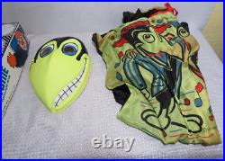RARE Vintage 1970 Ben Cooper Heckle & Jeckel Halloween Costume & Mask In Box LG