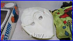 RARE Vintage 1970 Ben Cooper Heckle & Jeckel Halloween Costume & Mask In Box LG