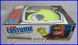 RARE Vintage 1970 Ben Cooper Heckle & Jeckel Halloween Costume & Mask In Box LG