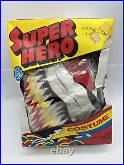 RARE Vintage 1970s Lung Fu Caine Super Hero Small (4-6) HALLOWEEN COSTUME READ