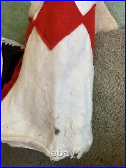 RARE Vintage 1994 Red Power Ranger Costume Suit SABAN'S Used Kids COMPLETE
