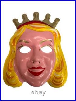 RARE Vintage Collegeville Fairy Witch 280 Two-In-One Halloween Costume 2 Masks