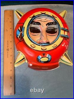 RARE! Vintage Halloween Spiked Helmet Face Mask AMAZING CONDITION RARE! Vintage Halloween Spiked Helmet Face Mask AMAZING CONDITION