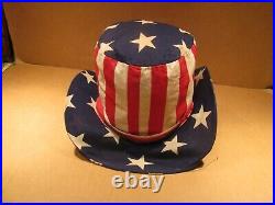 RARE Vintage USA UNCLE SAM PARADE HALLOWEEN costume Outfit w Hat Suit