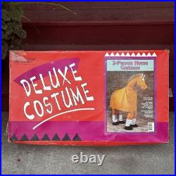 RARE Vtg Collegeville 2-person Horse Couples Costume Halloween in Box USA RARE Vtg Collegeville 2-person Horse Couples Costume Halloween in Box USA