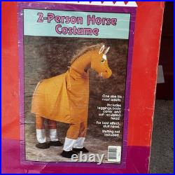 RARE Vtg Collegeville 2-person Horse Couples Costume Halloween in Box USA RARE Vtg Collegeville 2-person Horse Couples Costume Halloween in Box USA