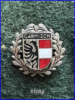 REDUCED! Oktoberfest Echt Bayerischer German Wool Hat withCity Pins + Lederhosen