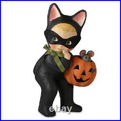RETIRED 13 Bethany Lowe Cat Girl Pumpkin Halloween Retro Vtg Style Decor Figure