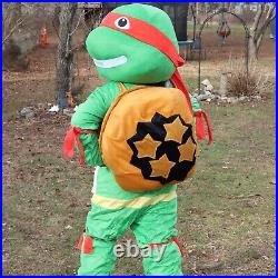 Raphael Leo TMNT Pro Suit Heads Cosplay Ninja Turtles Mascot up to XL Man
