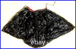 Rare 1930's Collegeville Masquerade Costume H500 Witch Cloth Mask NIB Halloween