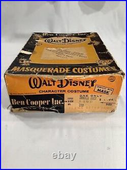 Rare 1930s 40s Ben Cooper Walt Disney Donald Duck Childs Halloween Costume withBox