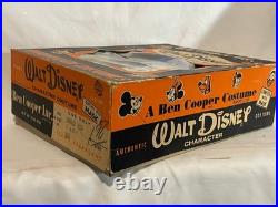 Rare 1930s 40s Ben Cooper Walt Disney Donald Duck Childs Halloween Costume withBox