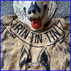 Rare 1950's Ben Cooper Run Tin Tin Halloween Mask & Costume With Box