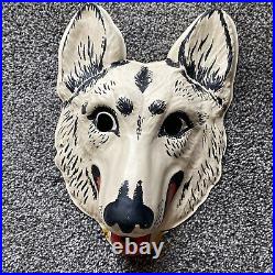 Rare 1950's Ben Cooper Run Tin Tin Halloween Mask & Costume With Box