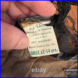 Rare 1960s Bland Charnas Dracula Halloween Kid Costume