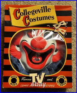 Rare 1960s Bozo The Clown, Collegeville Costumes Medium (8-10) Vintage TV Comic