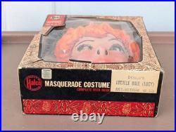 Rare 1960s Halco Lucille Ball I Love Lucy Halloween Costume Mask Masquerade 653