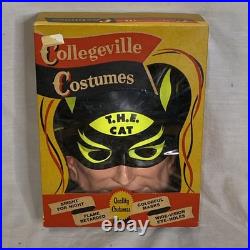 Rare 1966 T. H. E. CAT Halloween Costume COLLEGEVILLE Robert Loggia Ideal UNUSED