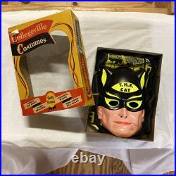 Rare 1966 T. H. E. CAT Halloween Costume COLLEGEVILLE Robert Loggia Ideal UNUSED