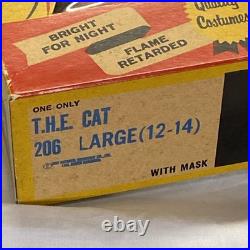 Rare 1966 T. H. E. CAT Halloween Costume COLLEGEVILLE Robert Loggia Ideal UNUSED