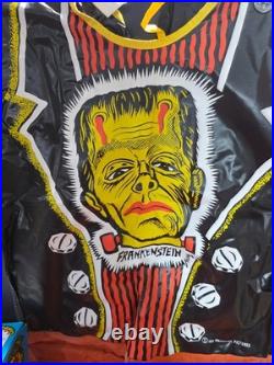 Rare 1973 Vintage Ben Cooper FRANKENSTEIN Monster Halloween Costume & Mask & Box