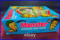 Rare 1973 Vintage Ben Cooper FRANKENSTEIN Monster Halloween Costume & Mask & Box